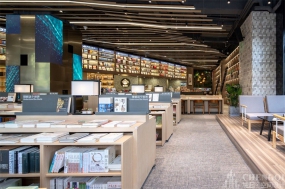 圖書館設計效果圖,圖書館裝修設計案例圖