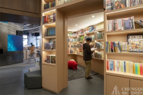 圖書館空間設計圖片,圖書館空間設計實景圖