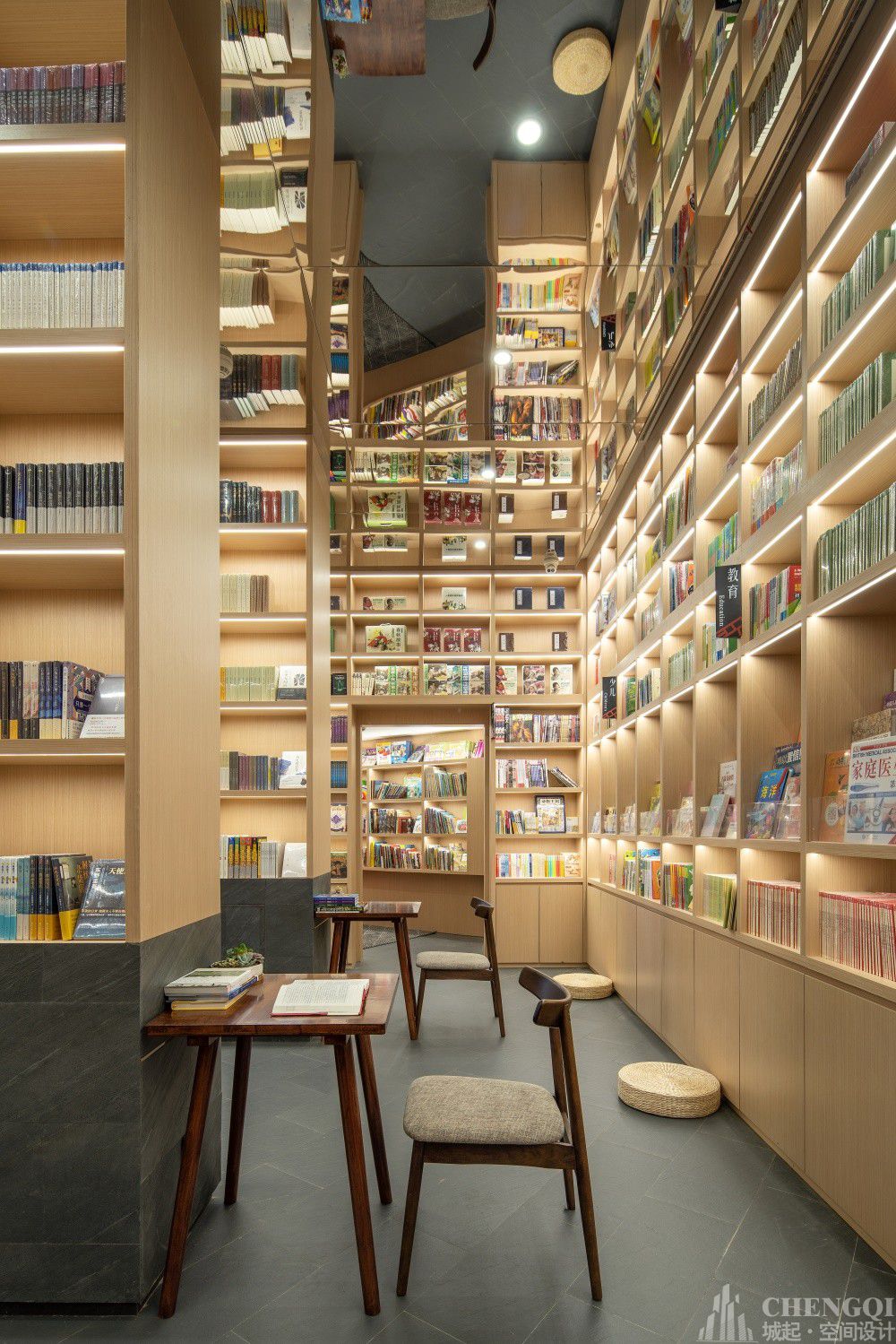 圖書館裝修設計案例圖,圖書館裝修設計圖片