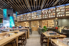 圖書館空間設計效果圖,圖書館裝飾案例圖