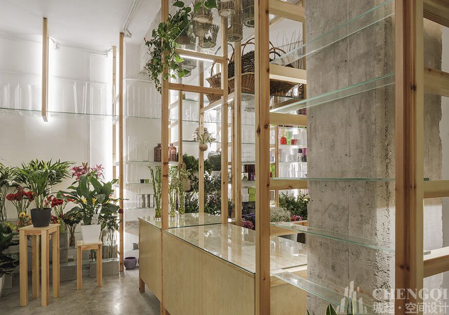 花店空間設計實景圖,花店裝修設計案例圖