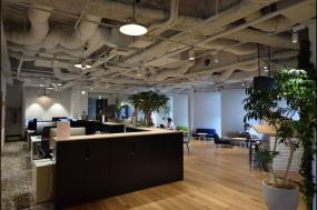 loft風格員工辦公區域裝修效果圖片
