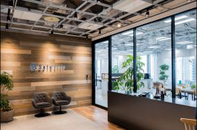 loft辦公室前廳等候區裝修效果圖片