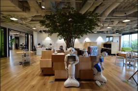loft辦公室展示區裝修效果圖片