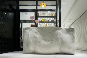 現代簡單風格便利店收銀臺效果圖