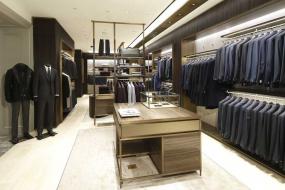 現代黑白簡約服裝店裝修風格效果圖