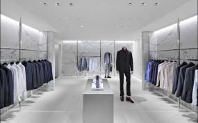 黑白現代簡約裝服裝店裝修風格效果圖