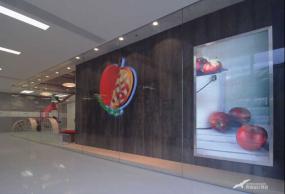 現代簡約建筑風格童裝店招牌效果圖