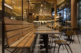 現代風格室內超市奶茶店裝修效果圖