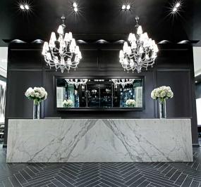 地中海風格美發店設計效果圖