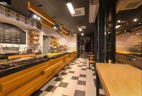 西式蛋糕店門面室內裝修效果圖2018圖片