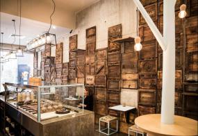 奶茶店店面裝修門頭設計圖