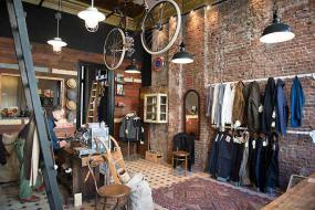 2018男士10平米服裝店裝修設計效果圖大全