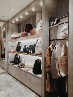 創意女裝服裝店裝修效果圖片大全2018