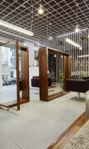 美發店室內吊燈裝修效果圖片