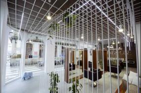 美發(fā)店裝修天花吊頂燈設計效果圖
