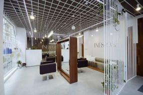 現代簡約風格大型韓國美發店裝修圖