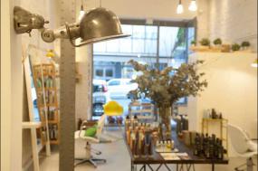 現代美發店室內裝飾效果圖片案例