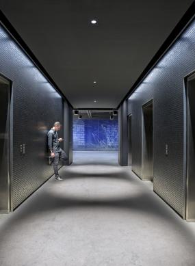 小型公司辦公室大廳走廊設計效果圖片大全