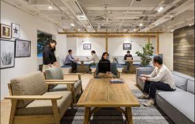 專業辦公室室內隔斷設計效果圖