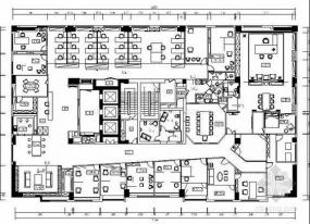 現代辦公室室內布置設計效果圖片