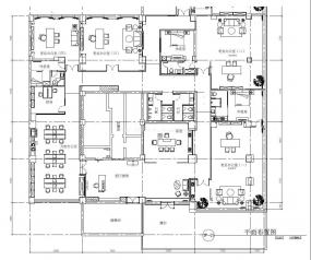 現代辦公室布置設計效果圖