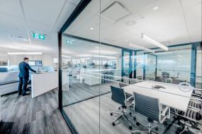 廣告公司辦公室室內設計裝修實景圖片
