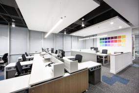 金融公司辦公室室內(nèi)裝飾裝修設(shè)計效果圖大全
