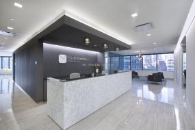 現代辦公室前臺裝飾設計圖片大全