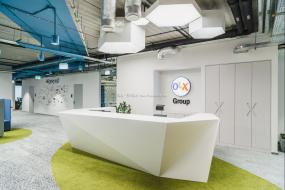 機械公司前臺設計裝修效果圖片