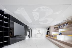專業化工企業公司前臺裝修設計圖片