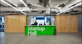 化工企業公司前臺裝飾效果圖片