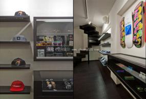 鞋帽店展柜裝修設計圖片