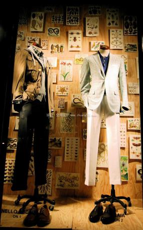 服裝店櫥窗設計裝修效果圖片