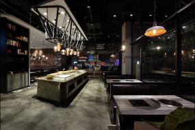 燒烤店裝修設計效果圖片