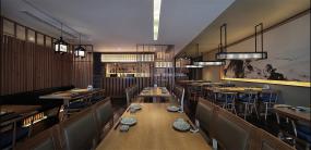 韓國料理店設計與裝修效果圖