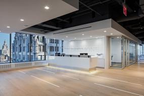 最新辦公室生態木地板裝飾實景圖