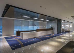 企業文化背景墻裝潢設計效果圖片