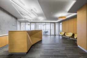 高端企業前臺裝修效果圖