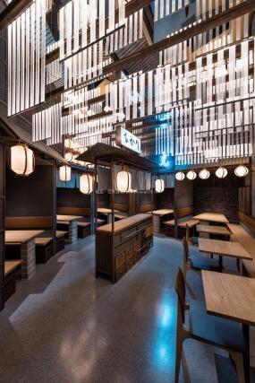 最新日本壽司餐廳設計裝修圖片