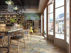 小型奶茶店裝修設計效果圖片
