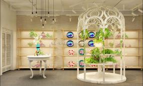 鮮花店裝潢設計效果圖片