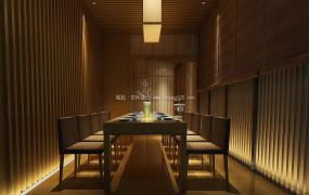 日本壽司料理店設計效果圖