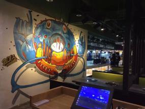 最新休閑自助餐廳設計裝飾效果圖片