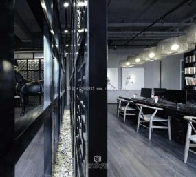 輕工業風格辦公室設計裝飾效果圖片