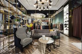 外貿服裝店設計裝潢圖片