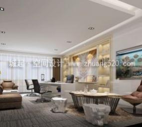loft風格辦公室裝修設計效果圖