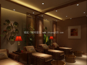 足浴店裝潢設計效果圖片