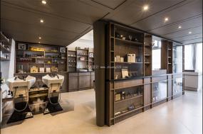 最新簡約風格美發店設計裝飾效果圖
