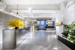 簡約風格美發店裝飾設計效果圖片